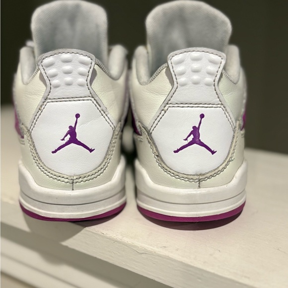 Air Jordan 4 Retro Athletic Shoes ‘Hyper Violet’ FQ1312 151 - Kids Size 13C - Picture 9 of 9